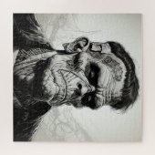 Frankenstein Monster Line Zeichne Puzzle (Horizontal)