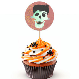 Frankenstein Monster Mash Halloween Geburtstagspar Runder Aufkleber