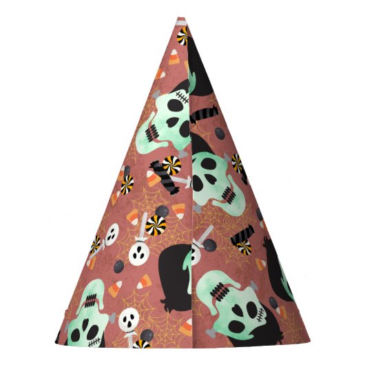 Frankenstein Monster Mash Halloween-Party Hat Partyhütchen (Rückseite)