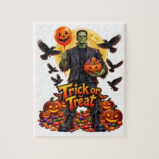 Frankenstein-Monster Puzzle (Vertikal)