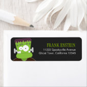 Frankenstein Monster Return Address Label (Insitu)