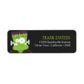 Frankenstein Monster Return Address Label (Vorne)