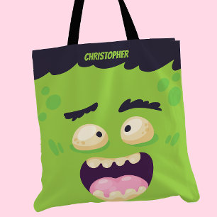 Frankenstein-Monster Süß Halloween personalisiert Tasche
