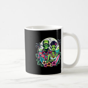 Frankenstein-Monster und Braut Tropical Hawaiian B Kaffeetasse