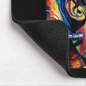 Frankenstein Monster und Bride Halloween Matching Mousepad (Ecke)