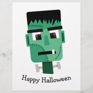 Frankenstein-Monsterkopf Flyer