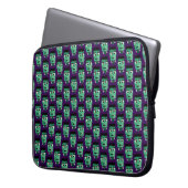 Frankenstein-Monsterkopf Laptopschutzhülle (Vorderseite Links)