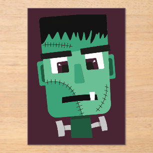 Frankenstein Monsters Kopf Acryleinladungen
