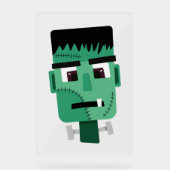 Frankenstein Monsters Kopf Acrylschild (Vorderseite)
