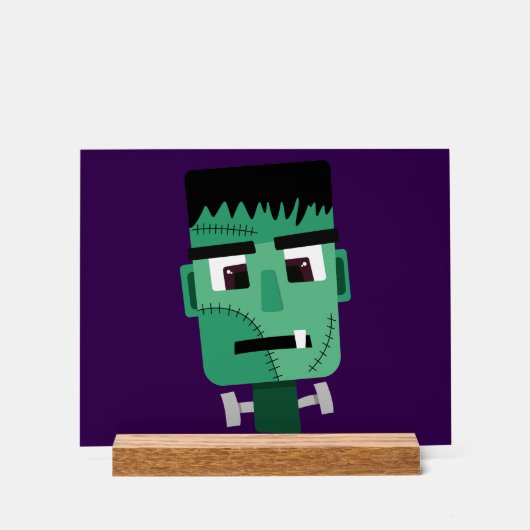 Frankenstein Monsters Kopf Acrylschild (Vorderseite)