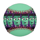 Frankenstein Monsters Kopf Baseball (Vorderseite)