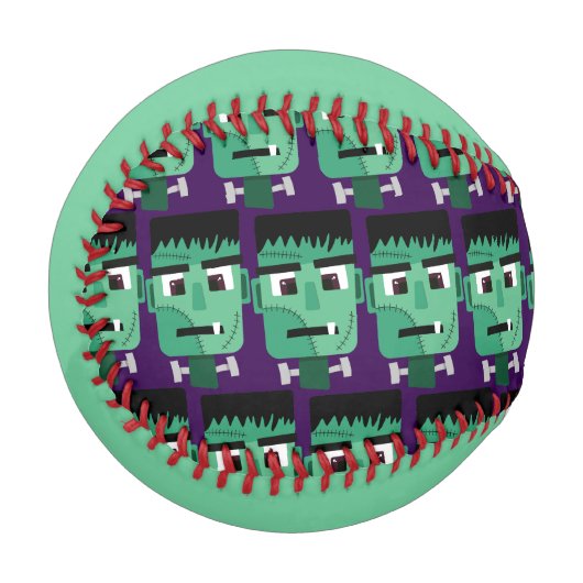 Frankenstein Monsters Kopf Baseball (Vorderseite Links)