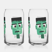 Frankenstein Monsters Kopf Dosenglas (Rückseite)