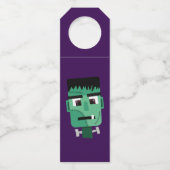 Frankenstein Monsters Kopf Flaschenanhänger (Vorderseite)