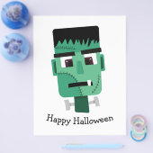 Frankenstein Monsters Kopf Flyer (Einzeln)