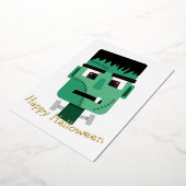 Frankenstein Monsters Kopf Folieneinladung (Gedreht)