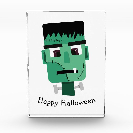 Frankenstein Monsters Kopf Fotoblock (Vorderseite)
