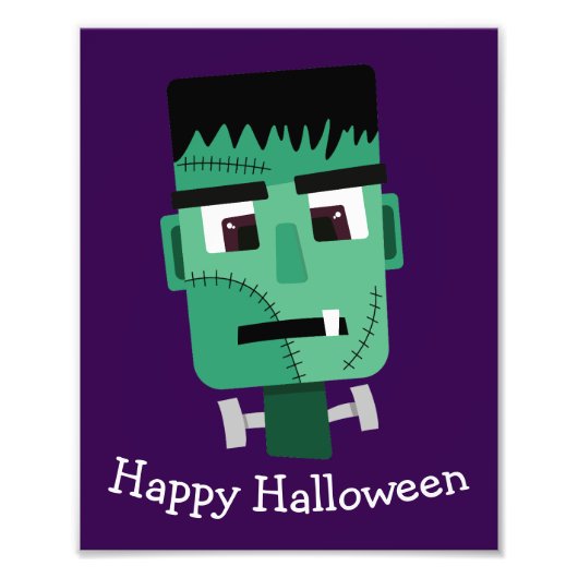 Frankenstein Monsters Kopf Fotodruck (Vorne)