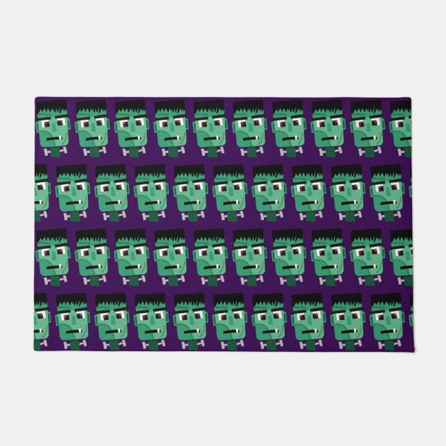 Frankenstein Monsters Kopf Fußmatte (Vorderseite)