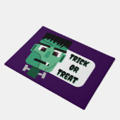 Frankenstein Monsters Kopf Fußmatte (Schrägansicht)