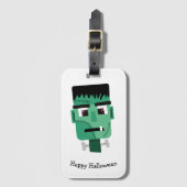 Frankenstein Monsters Kopf Gepäckanhänger (Vorderseite Vertikal)