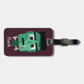 Frankenstein Monsters Kopf Gepäckanhänger (Rückseite horizontal)