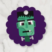 Frankenstein Monsters Kopf Geschenkanhänger (Rückseite)