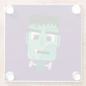 Frankenstein Monsters Kopf Glasuntersetzer (Rückseite)