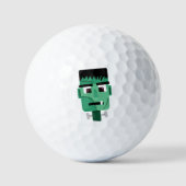 Frankenstein Monsters Kopf Golfball (Vorderseite)