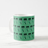 Frankenstein Monsters Kopf Kaffeetasse (Vorderseite Links)