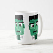 Frankenstein Monsters Kopf Kaffeetasse (VorderseiteRechts)