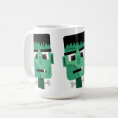 Frankenstein Monsters Kopf Kaffeetasse (Vorderseite Links)