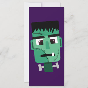 Frankenstein Monsters Kopf Karte