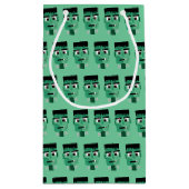 Frankenstein Monsters Kopf Kleine Geschenktüte (Rückseite)