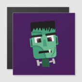 Frankenstein Monsters Kopf Magneteinladung (Vorne/Hinten)