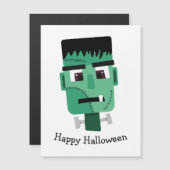 Frankenstein Monsters Kopf Magneteinladung (Vorne/Hinten)