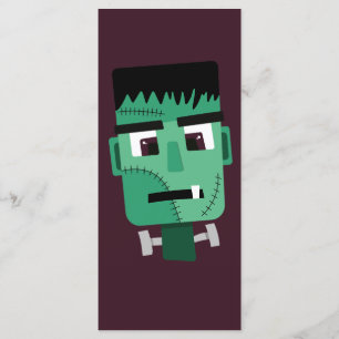 Frankenstein Monsters Kopf Menükarte