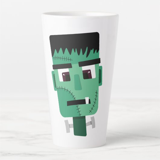 Frankenstein Monsters Kopf Milchtasse (Vorderseite)