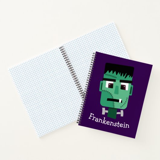 Frankenstein Monsters Kopf Notizblock (Innenseite)