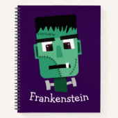 Frankenstein Monsters Kopf Notizblock (Vorderseite)