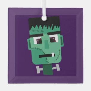 Frankenstein Monsters Kopf Ornament Aus Glas