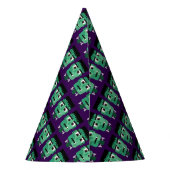 Frankenstein Monsters Kopf Partyhütchen (Rückseite)