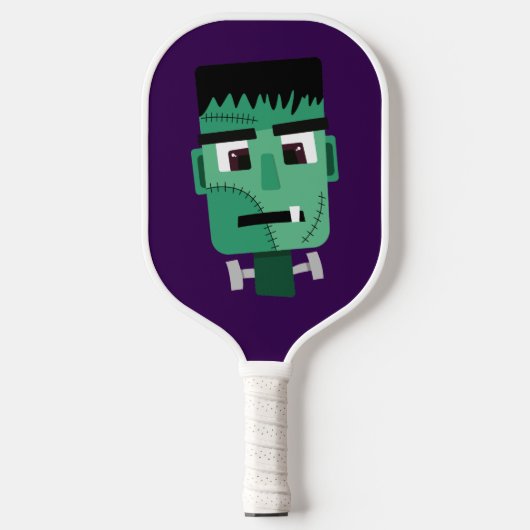 Frankenstein Monsters Kopf Pickleball Schläger (Vorderseite)