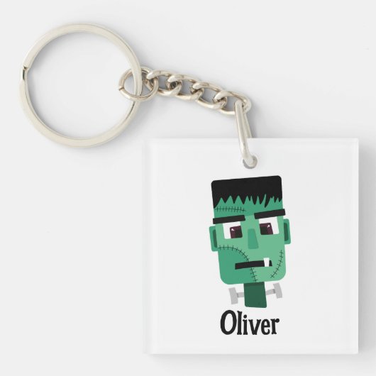 Frankenstein Monsters Kopf Schlüsselanhänger (Vorderseite)