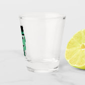 Frankenstein Monsters Kopf Schnapsglas (Rechts)