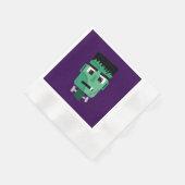 Frankenstein Monsters Kopf Serviette (Ecke)