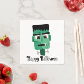 Frankenstein Monsters Kopf Serviette (Beispiel)