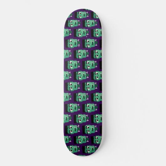 Frankenstein Monsters Kopf Skateboard (Vorderseite)