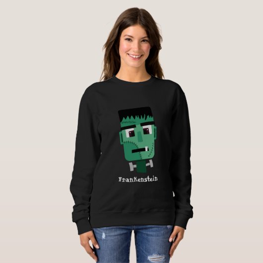 Frankenstein Monsters Kopf Sweatshirt (Vorne ganz)
