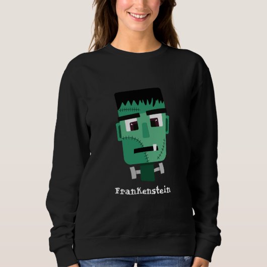 Frankenstein Monsters Kopf Sweatshirt (Vorderseite)